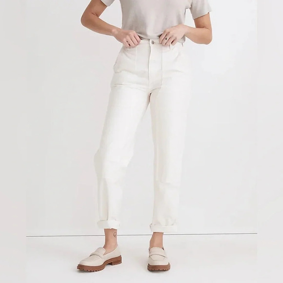 MADEWELL The Perfect Vintage Straight Workwear Pant in Vintage Canvas - Picture 1 of 11